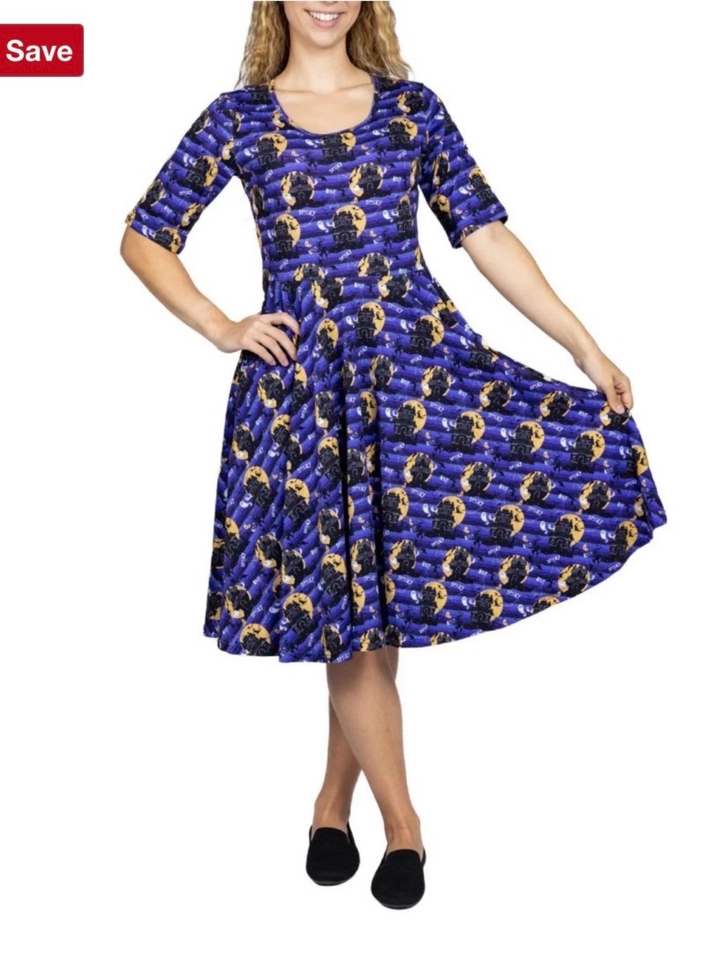 Svaha Haunted Houses Twirl Dress sz Large